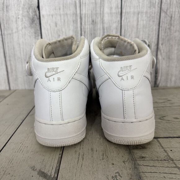 Nike Air Force 1 Mid \'07 Mens Size 12 Shoes Triple White 315123-111 main image 5